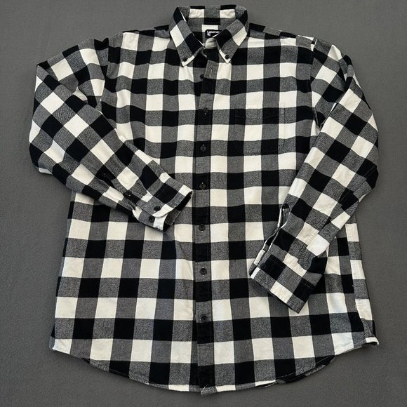 Lands' End Shirts Lands End Buffalo Plaid Flannel Shirt Mens Xlt Tall Traditional Fit Poshmark